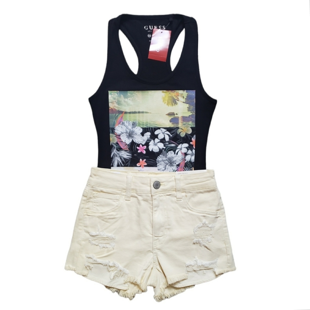 American Eagle hi-rise shorts